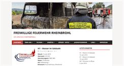 Desktop Screenshot of feuerwehr-rheinbrohl.de