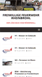 Mobile Screenshot of feuerwehr-rheinbrohl.de